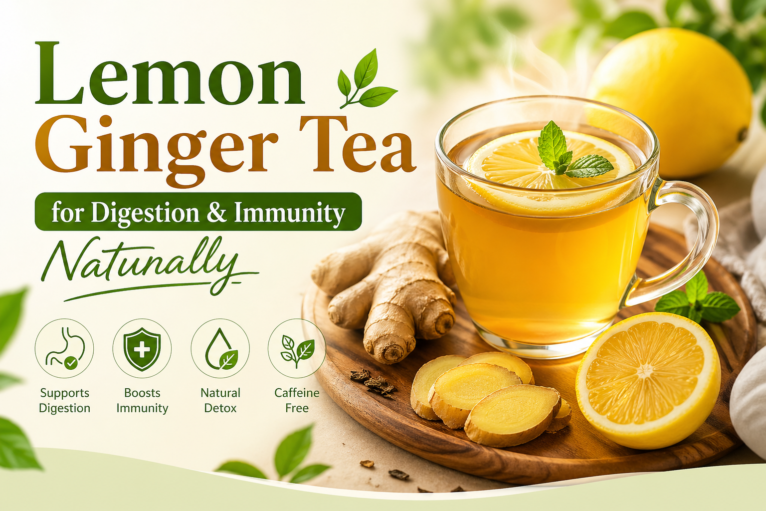 How Lemon Ginger Tea Supports Digestion and Boosts Immunity Naturally